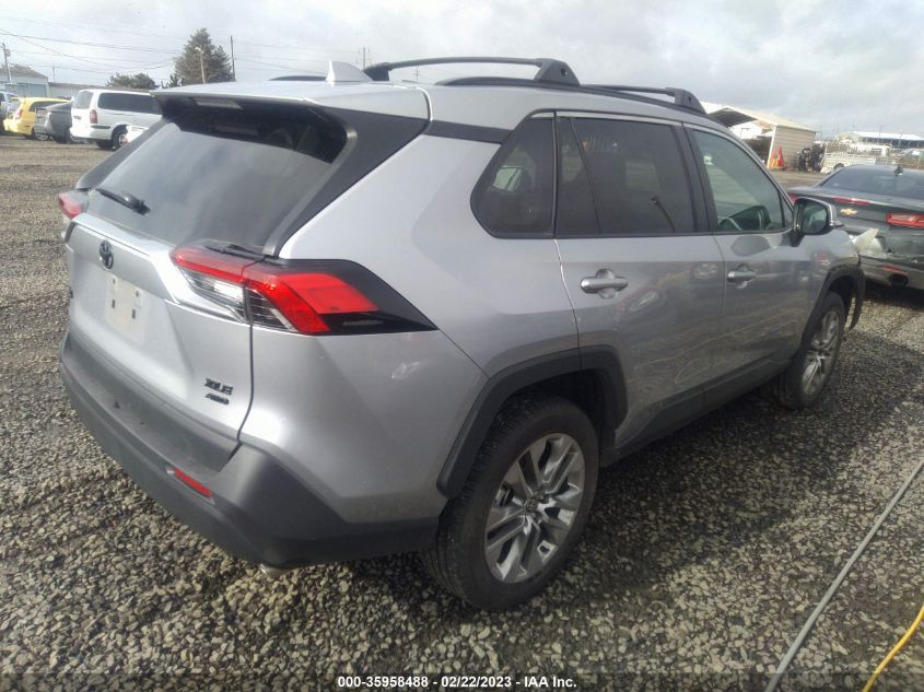2022 TOYOTA RAV4 XLE PREMIUM VIN: 2T3A1RFV1NC269993