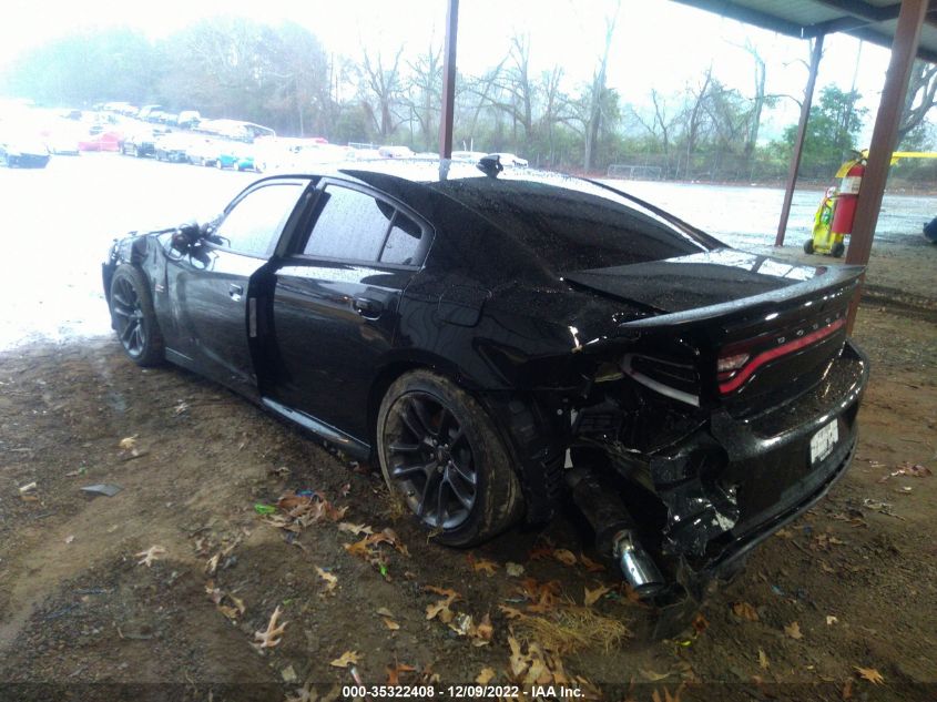2022 DODGE CHARGER SCAT PACK VIN: 2C3CDXGJ7NH217173