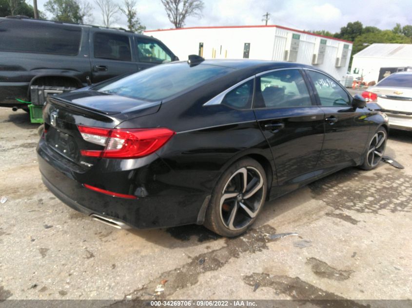 2021 HONDA ACCORD SEDAN SPORT VIN: 1HGCV1F35MA073100