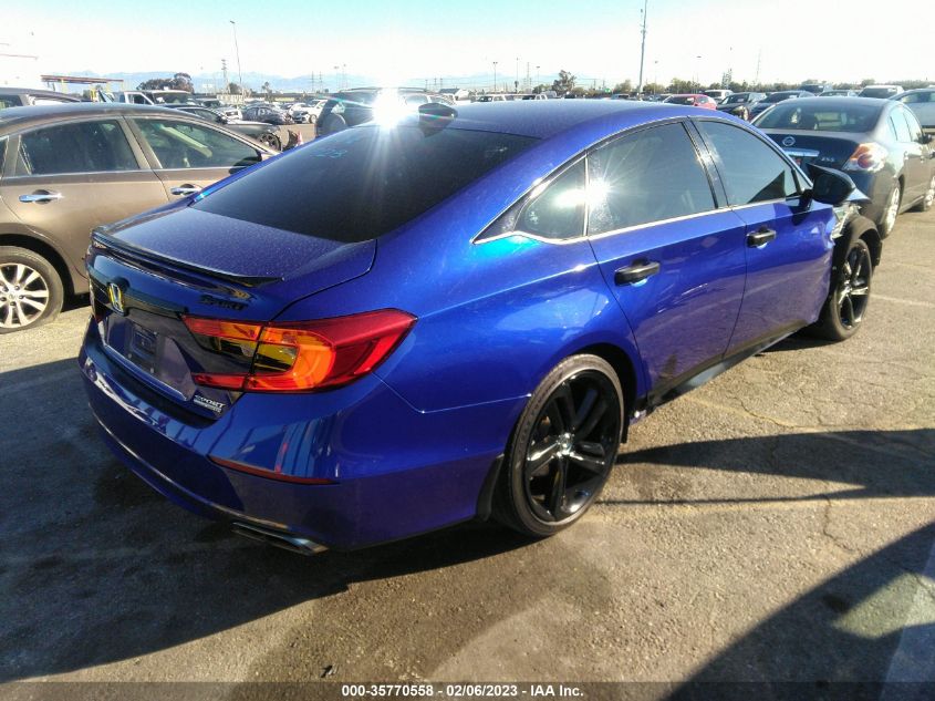 2022 HONDA ACCORD SEDAN SPORT SE VIN: 1HGCV1F48NA024953