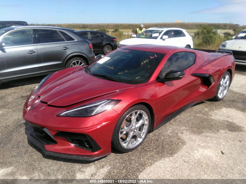 2021 CHEVROLET CORVETTE 2LT VIN: 1G1YB2D49M5101920