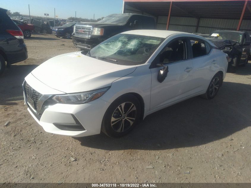 2021 NISSAN SENTRA SV VIN: 3N1AB8CVXMY202802