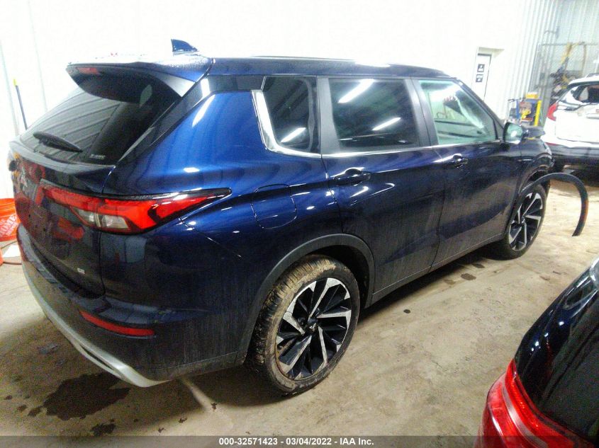 2022 MITSUBISHI OUTLANDER SE VIN: JA4J4UA82NZ012295