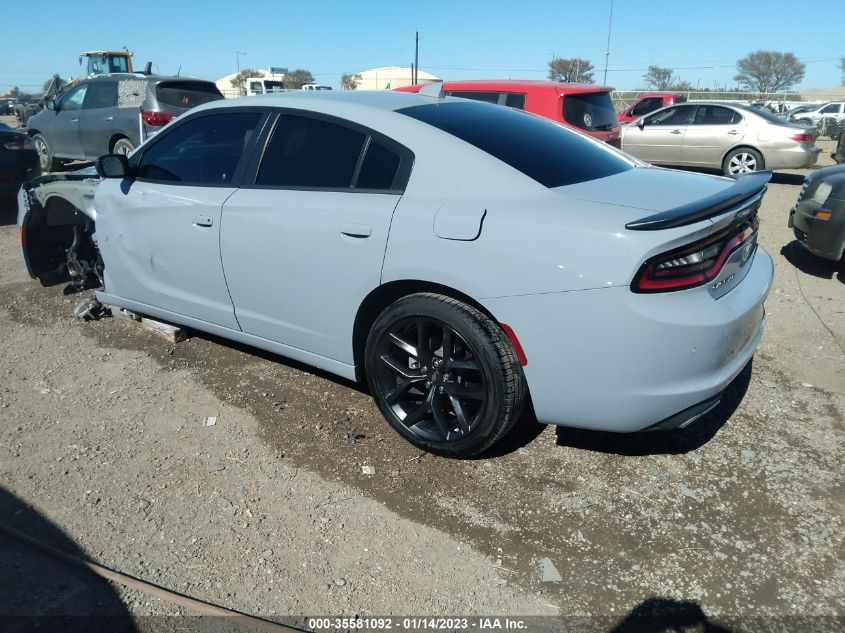 2022 DODGE CHARGER SXT VIN: 2C3CDXBG5NH179485