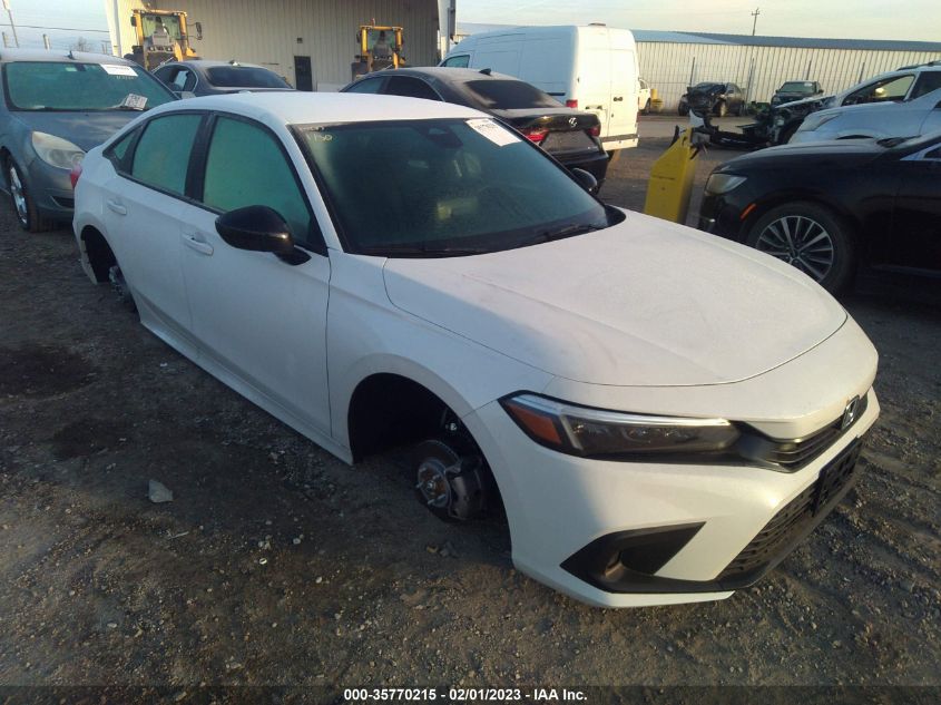 2023 HONDA CIVIC SEDAN SPORT VIN: 2HGFE2F54PH506755