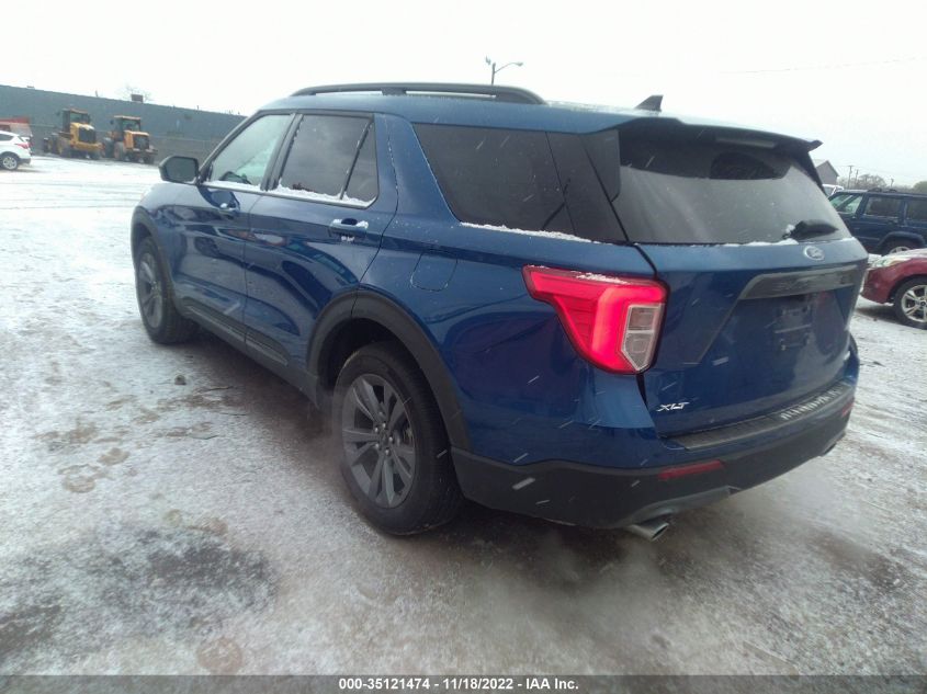 2022 FORD EXPLORER XLT VIN: 1FMSK8DH3NGB49935