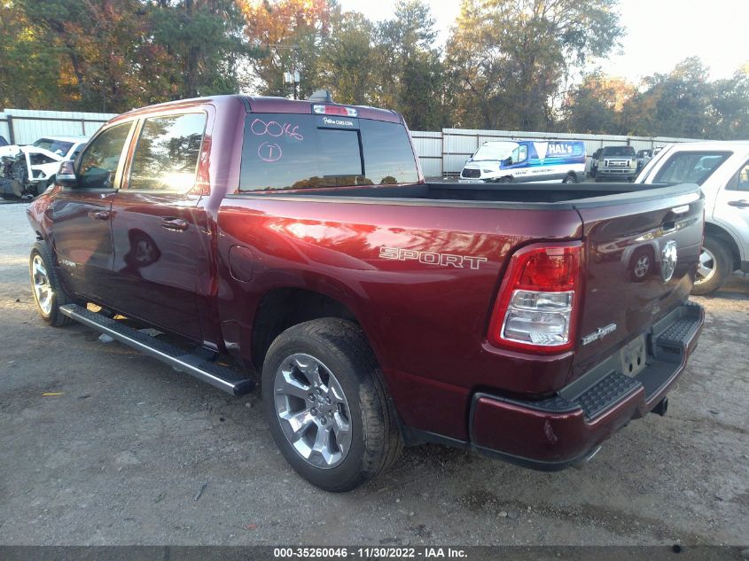 2020 RAM 1500 LONE STAR VIN: 1C6RREFT8LN232744