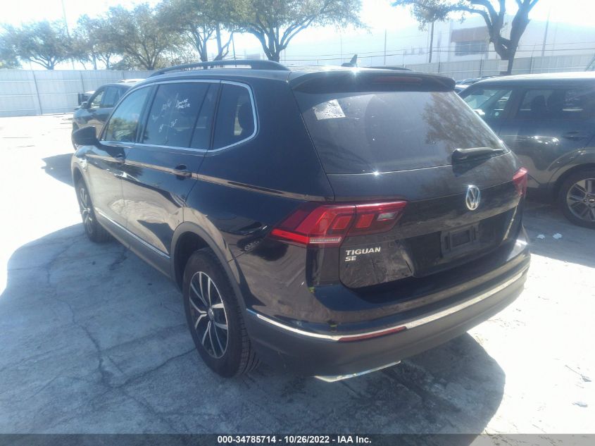 2021 VOLKSWAGEN TIGUAN SE/SE R-LINE BLACK/SEL VIN: 3VV3B7AX6MM104394
