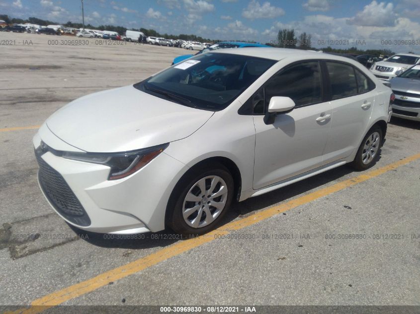 2021 TOYOTA COROLLA LE VIN: JTDEPMAE2MJ162974