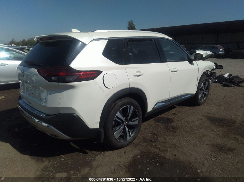 2022 NISSAN ROGUE PLATINUM VIN: JN8BT3DC1NW117777