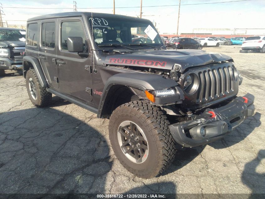 2021 JEEP WRANGLER UNLIMITED RUBICON VIN: 1C4HJXFG5MW604062