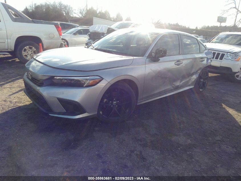 2022 HONDA CIVIC SEDAN SPORT VIN: 2HGFE2F53NH515427