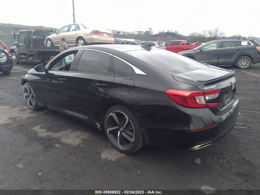 2022 HONDA ACCORD SEDAN SPORT VIN: 1HGCV1F37NA085900