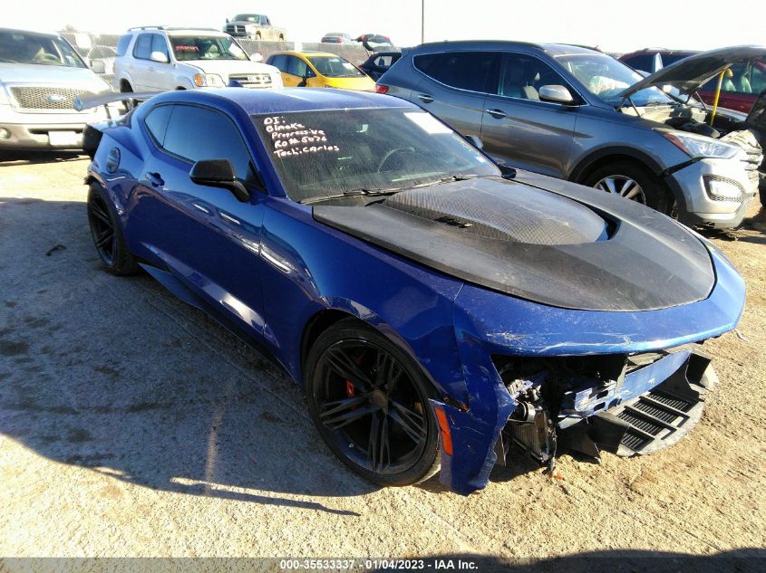 2021 CHEVROLET CAMARO ZL1 VIN: 1G1FK1R62M0100410