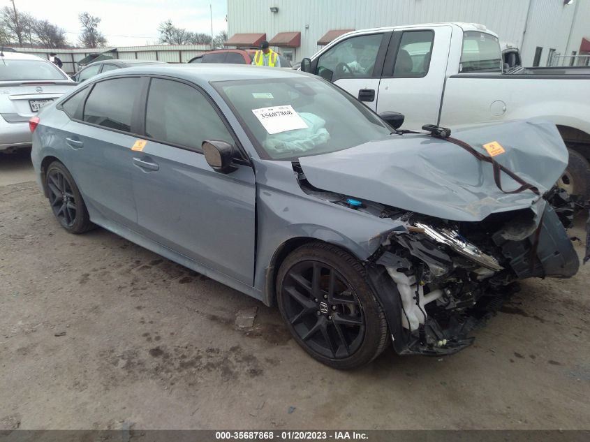 2022 HONDA CIVIC SEDAN SPORT VIN: 2HGFE2F54NH539509