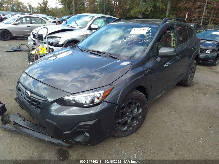 2022 SUBARU CROSSTREK SPORT VIN: JF2GTHSCXNH276658