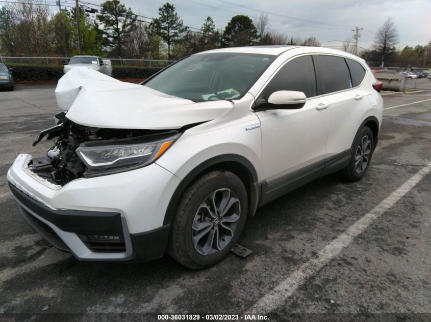 2022 HONDA CR-V HYBRID EX-L VIN: 5J6RT6H82NL017796