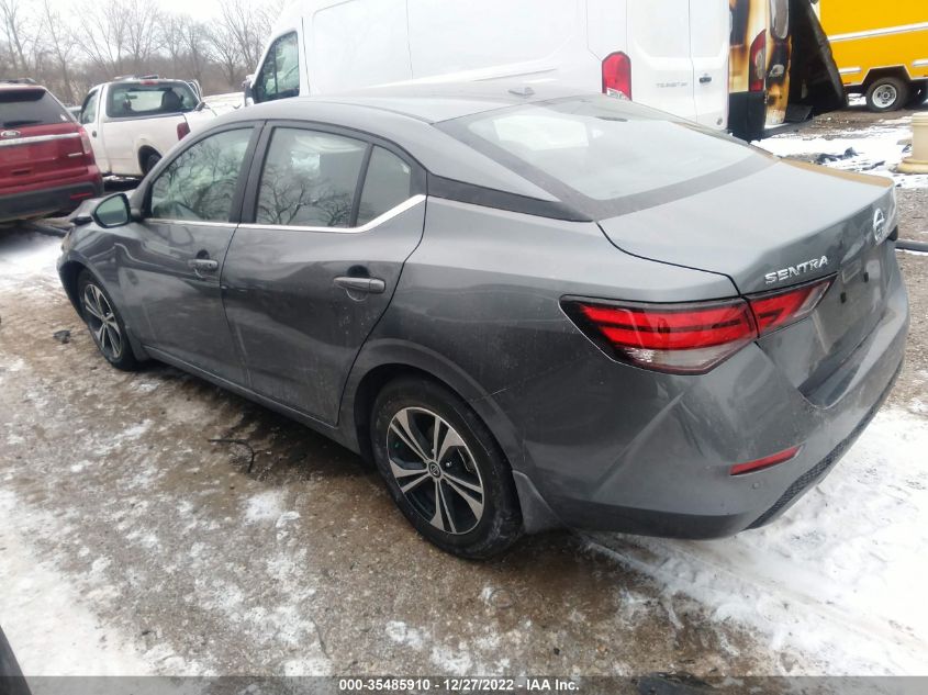 2022 NISSAN SENTRA SV VIN: 3N1AB8CV4NY248658