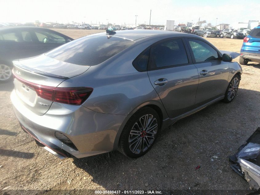 2022 KIA FORTE GT VIN: 3KPF44AC4NE431924