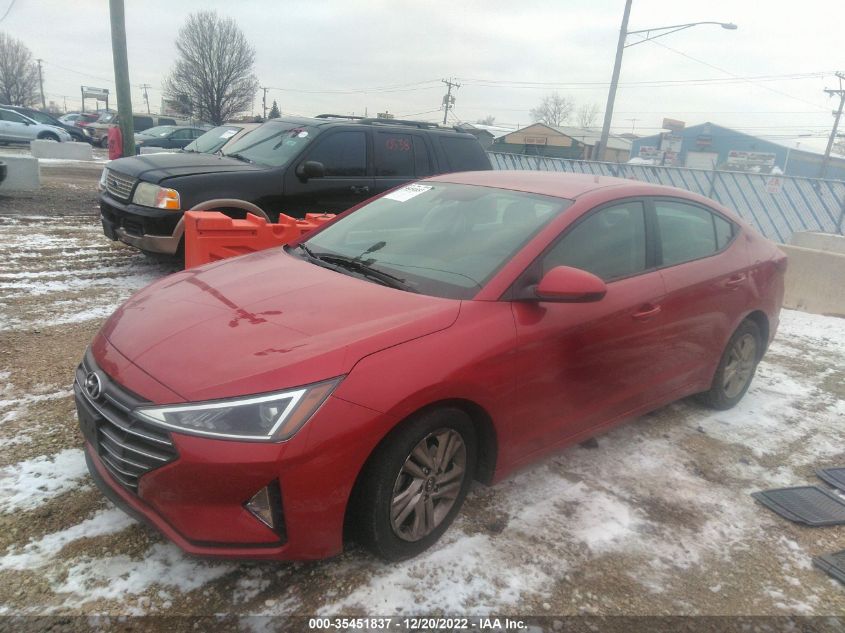 2020 HYUNDAI ELANTRA SEL VIN: 5NPD84LF0LH523334