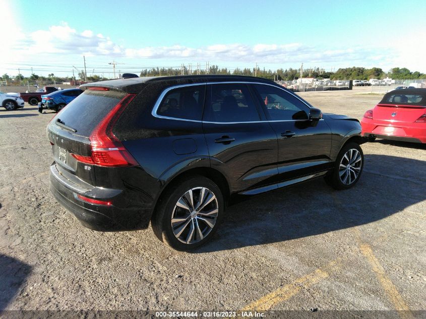 2022 VOLVO XC60 MOMENTUM VIN: YV4L12DKXN1911663