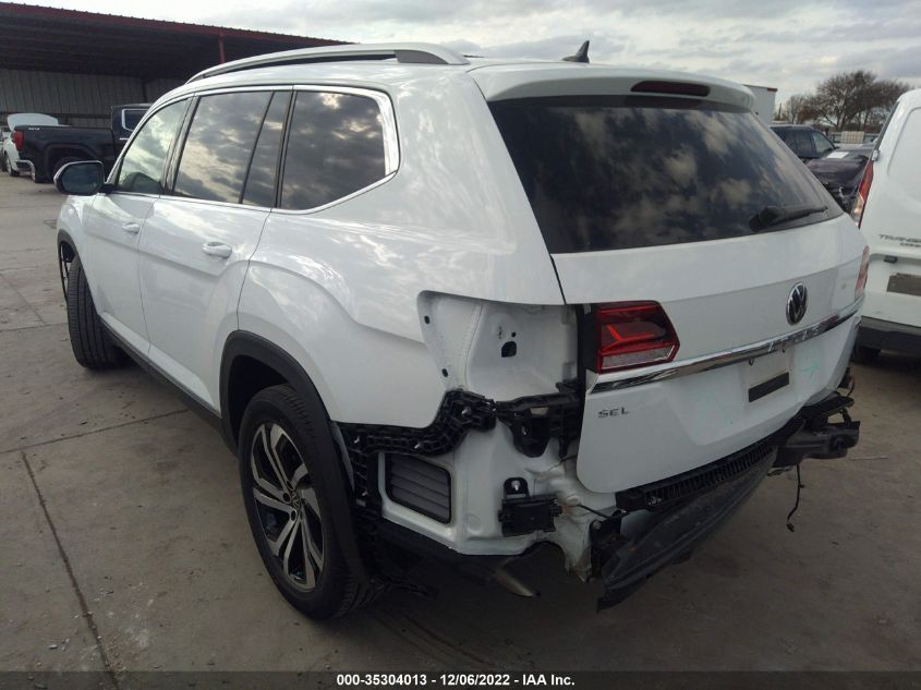 2021 VOLKSWAGEN ATLAS 2.0T SEL PREMIUM VIN: 1V2TP2CA4MC607854