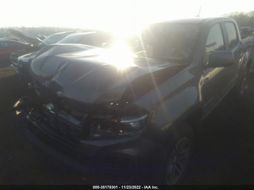2021 CHEVROLET COLORADO 4WD WORK TRUCK VIN: 1GCGTBEN5M1285459