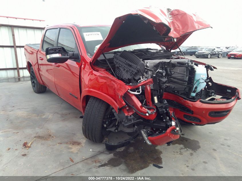 2022 RAM 1500 LARAMIE VIN: 1C6SRFJT9NN175813