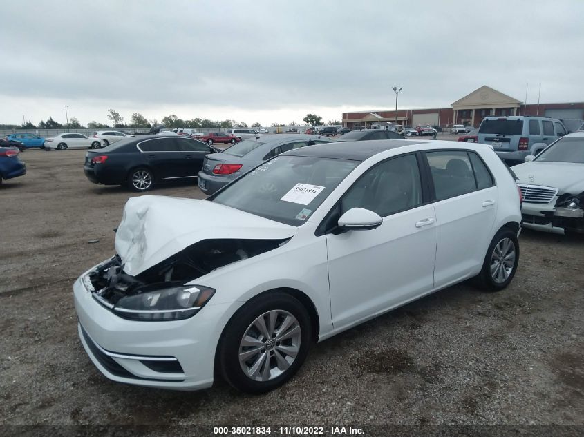 2021 VOLKSWAGEN GOLF TSI VIN: 3VWW57AU8MM006618