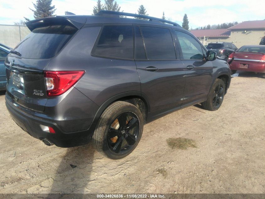 2021 HONDA PASSPORT ELITE VIN: 5FNYF8H03MB039645