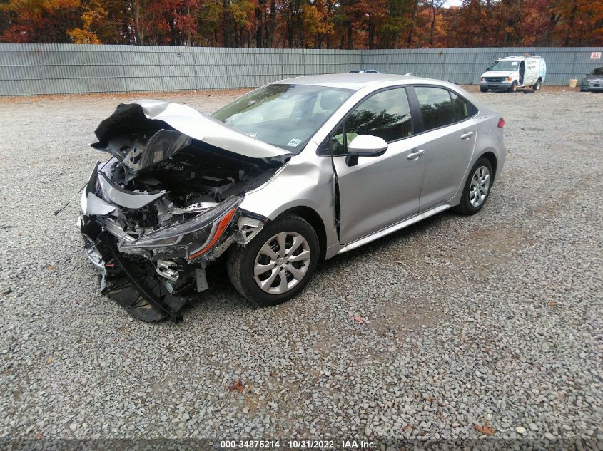 2022 TOYOTA COROLLA LE VIN: JTDEPMAE0N3031886