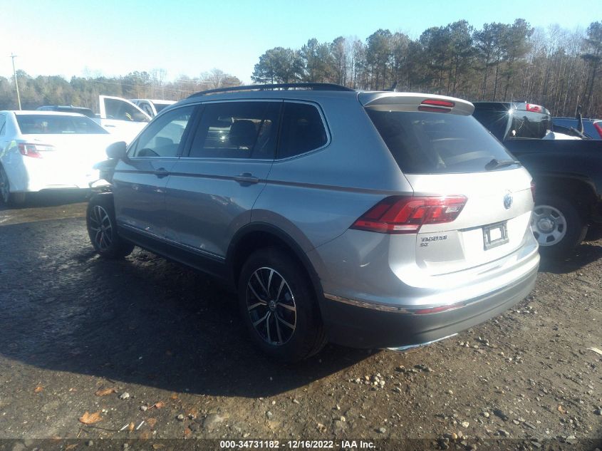 2021 VOLKSWAGEN TIGUAN SE VIN: 3VV3B7AX1MM122088