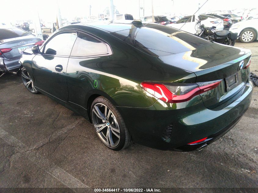 2021 BMW 4 SERIES 430I VIN: WBA53AP03MCF89199