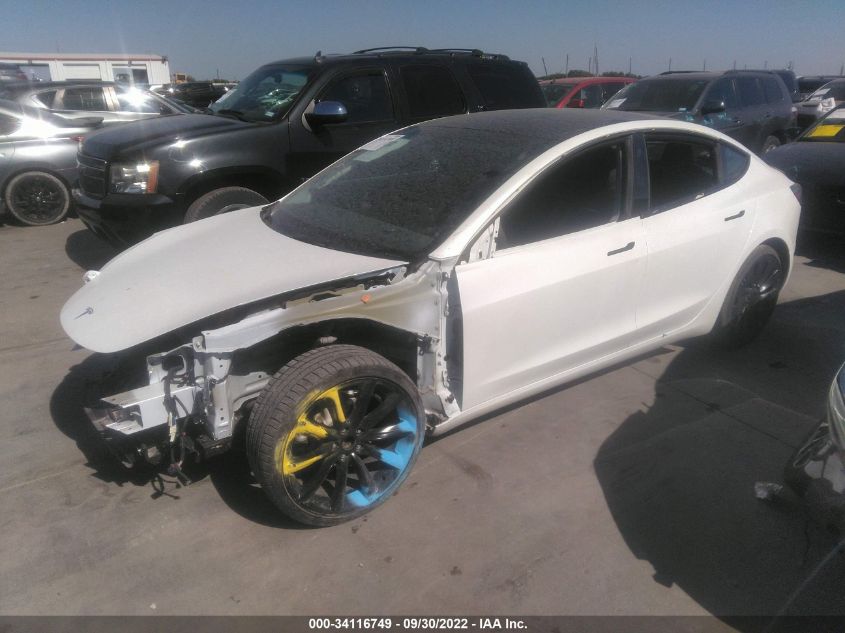 2022 TESLA MODEL 3 PERFORMANCE VIN: 5YJ3E1EC5NF114415