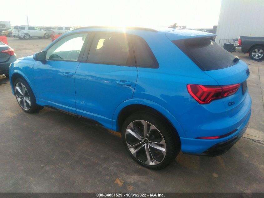 2021 AUDI Q3 S LINE PREMIUM PLUS VIN: WA1EECF39M1075980