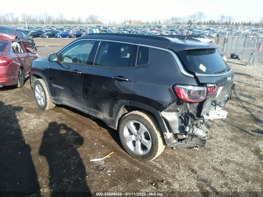 2021 JEEP COMPASS LATITUDE VIN: 3C4NJDBB4MT507405