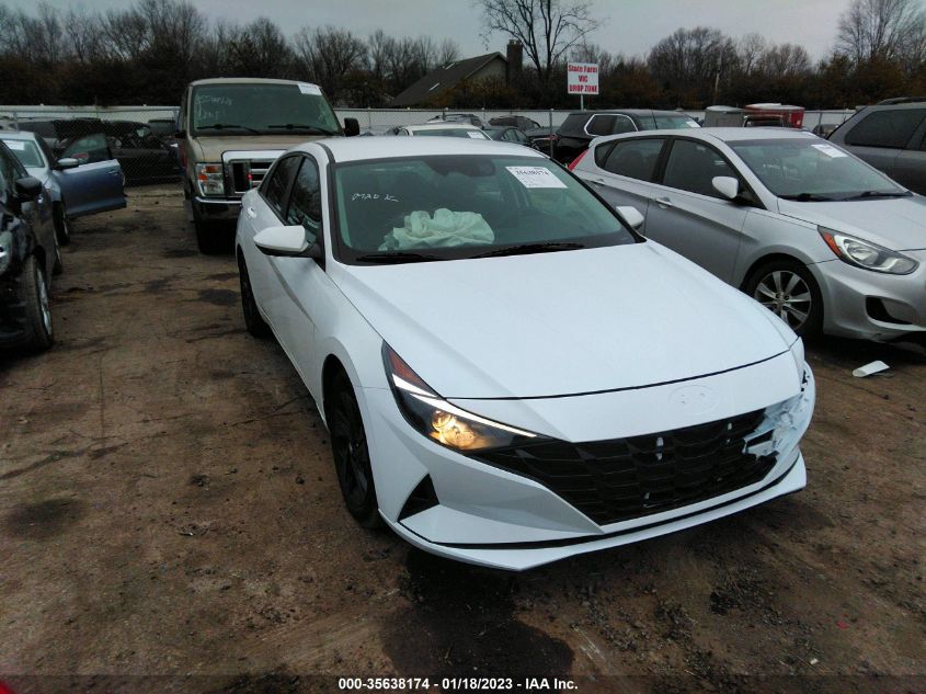 2021 HYUNDAI ELANTRA SEL VIN: 5NPLM4AGXMH008667