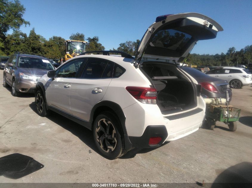 2022 SUBARU CROSSTREK LIMITED VIN: JF2GTHNC2N8238255