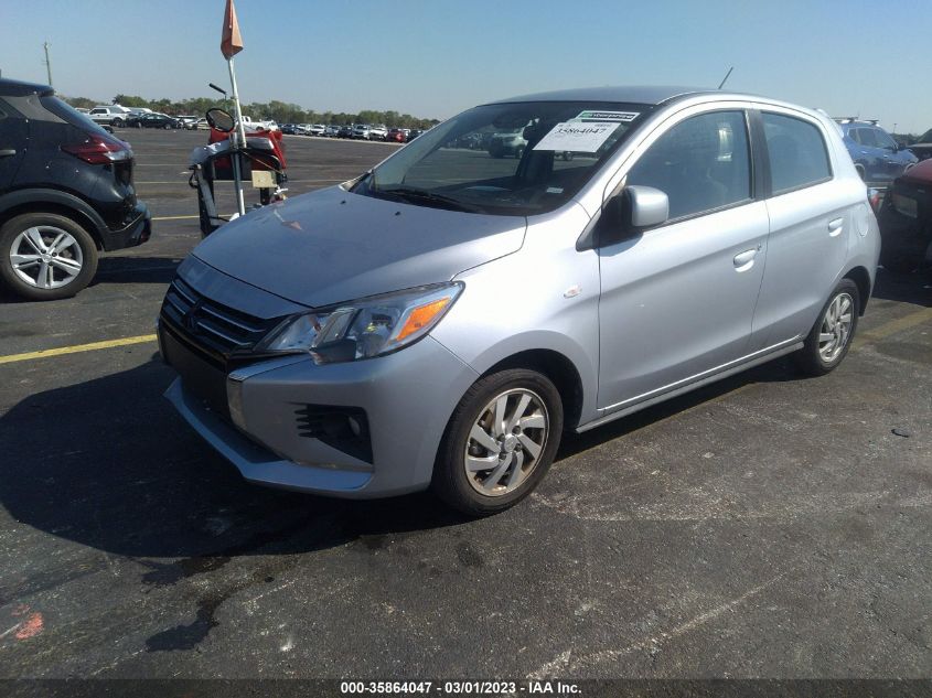2022 MITSUBISHI MIRAGE ES/LE VIN: ML32AUHJ8NH001953