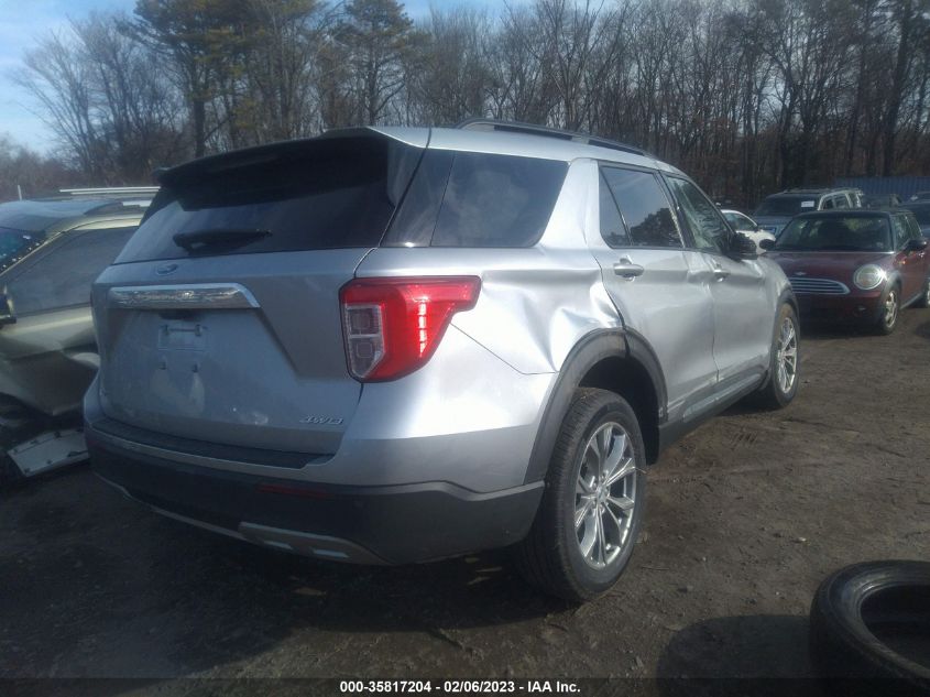 2022 FORD EXPLORER XLT VIN: 1FMSK8DH5NGC33772