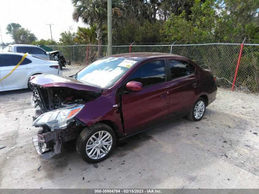 2022 MITSUBISHI MIRAGE G4 ES/LE/BLACK EDITION VIN: ML32FUFJ6NHF08910