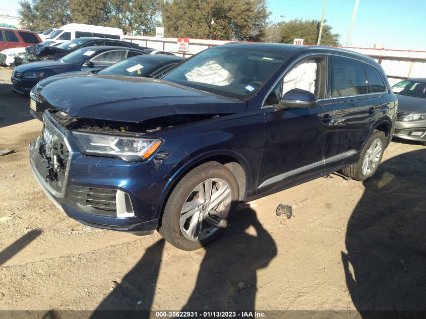 2021 AUDI Q7 PREMIUM PLUS VIN: WA1LXAF71MD017613