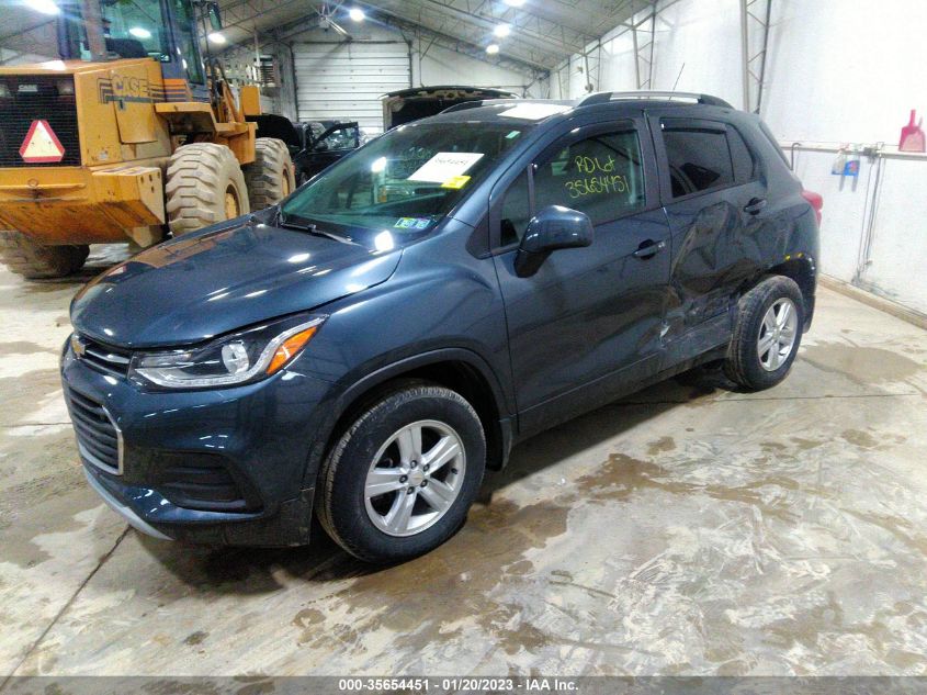 2021 CHEVROLET TRAX LT VIN: KL7CJPSB9MB313153