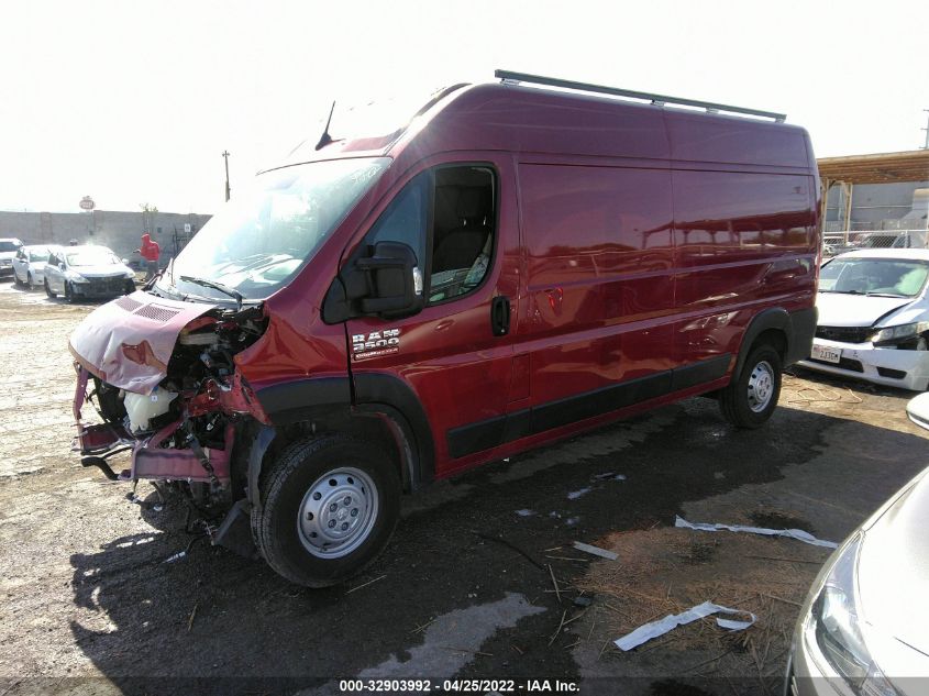 2022 RAM PROMASTER CARGO VAN VIN: 3C6LRVDGXNE103150