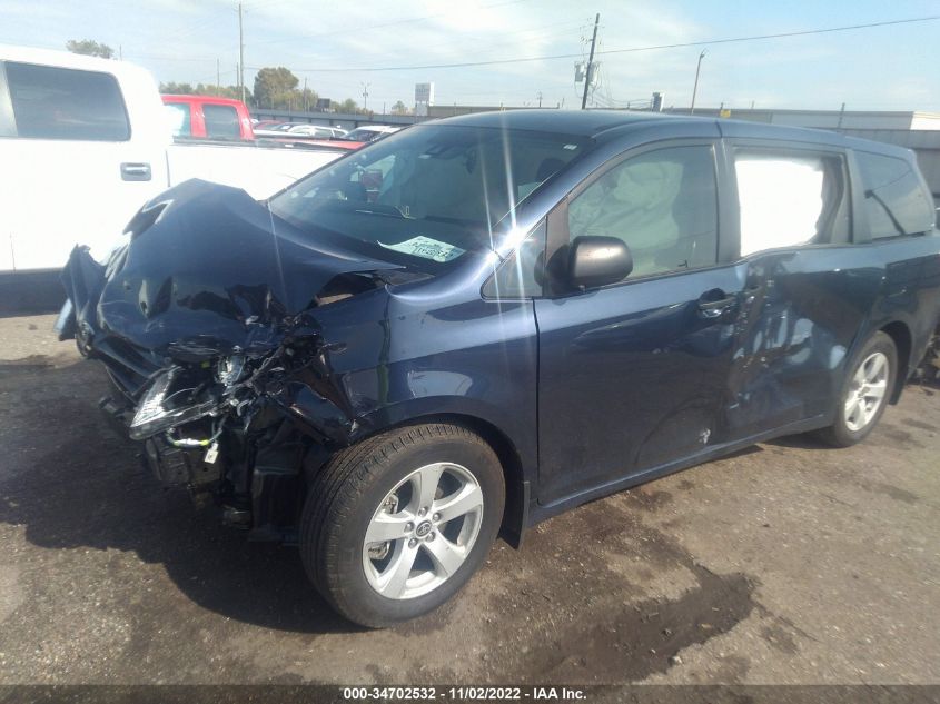 2020 TOYOTA SIENNA L VIN: 5TDZZ3DC5LS076141