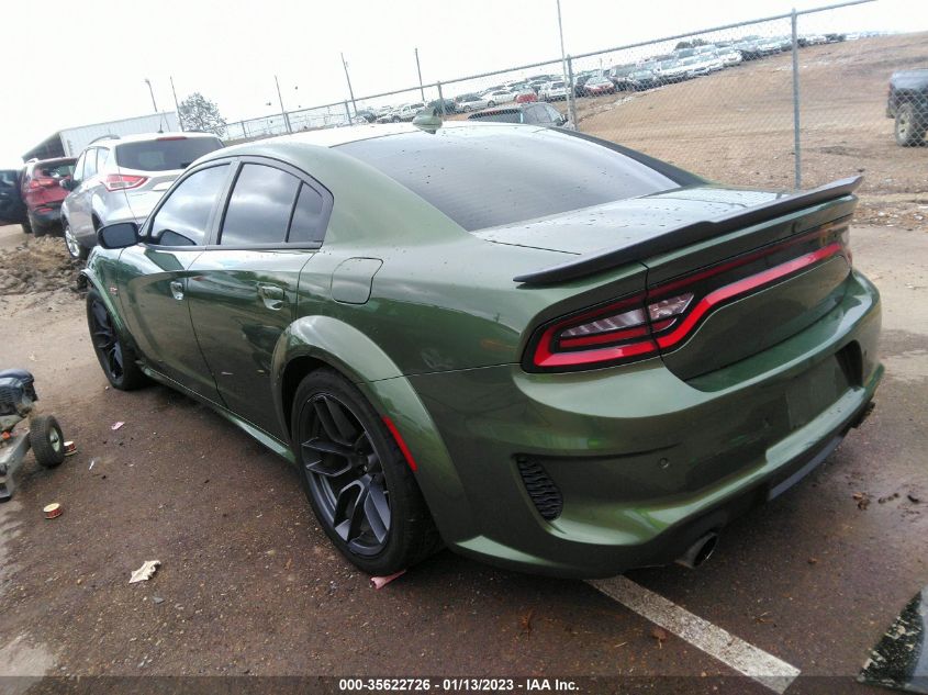 2021 DODGE CHARGER SCAT PACK WIDEBODY VIN: 2C3CDXGJ7MH541982