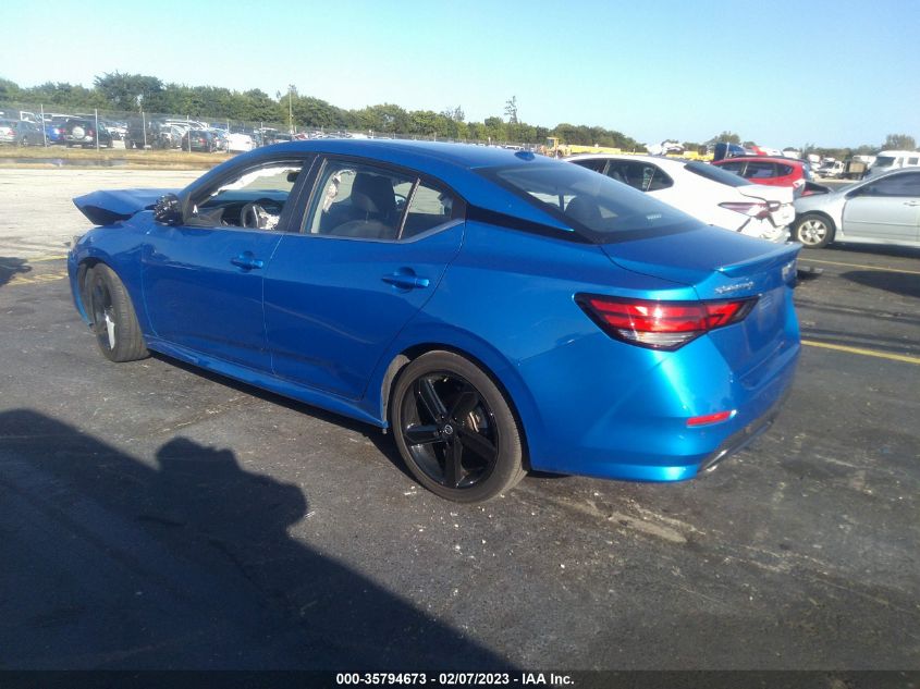 2022 NISSAN SENTRA SR VIN: 3N1AB8DV9NY203441