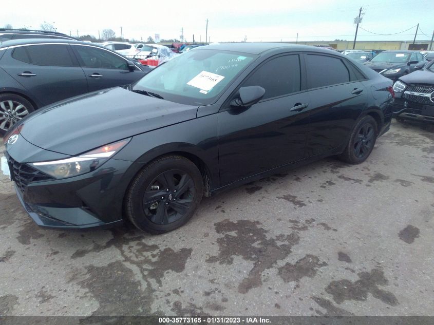 2022 HYUNDAI ELANTRA SEL VIN: 5NPLS4AG4NH062621