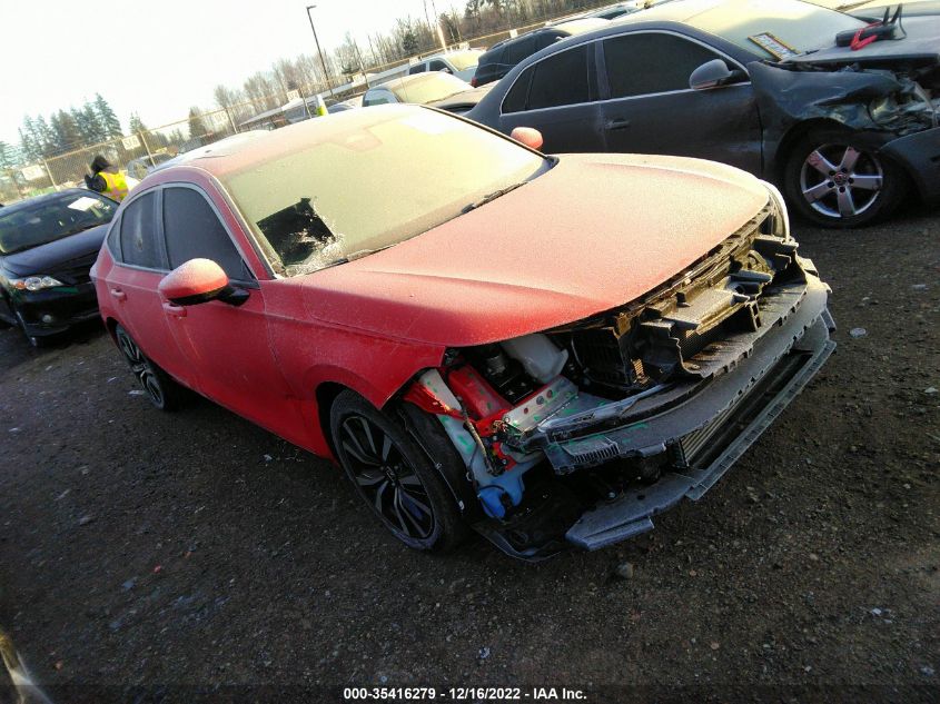 2022 HONDA CIVIC HATCHBACK EX-L VIN: 19XFL1H72NE011332