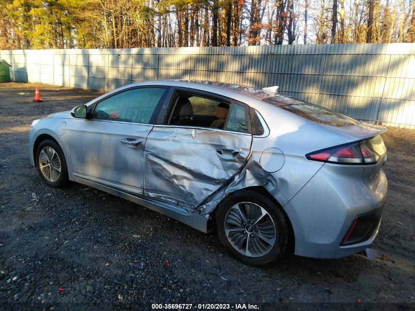 2021 HYUNDAI IONIQ PLUG-IN HYBRID SEL VIN: KMHC75LD8MU261410